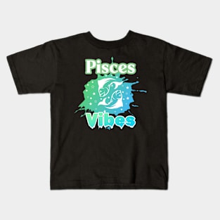 Pisces vibes Kids T-Shirt